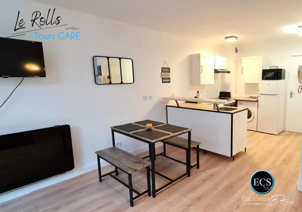 "Le Roll'S" - 1 Chambre - 5 Couchages - Calme - Terrasse - Parking Prive Tours Exterior photo
