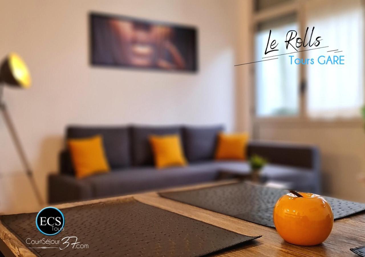 "Le Roll'S" - 1 Chambre - 5 Couchages - Calme - Terrasse - Parking Prive Tours Exterior photo
