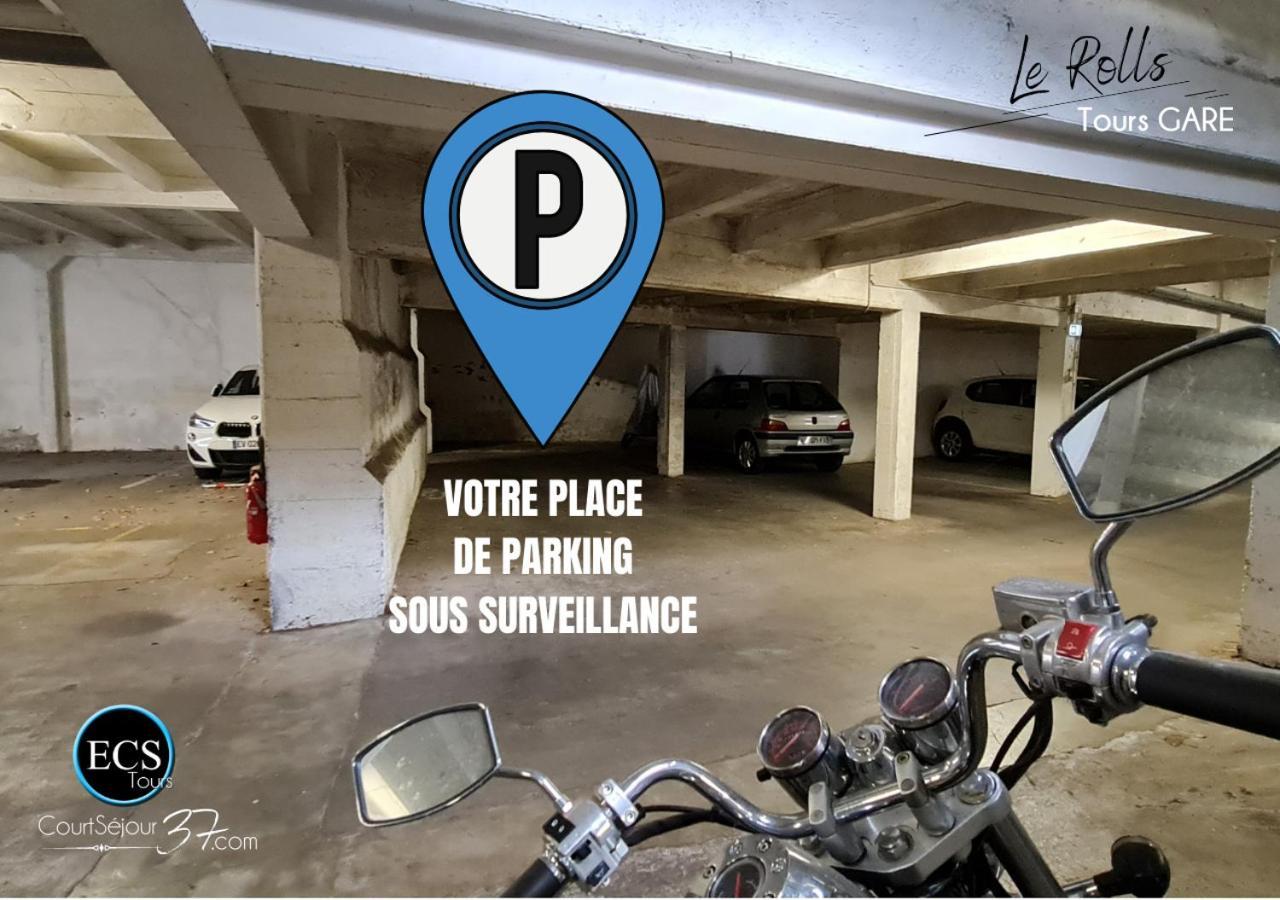 "Le Roll'S" - 1 Chambre - 5 Couchages - Calme - Terrasse - Parking Prive Tours Exterior photo